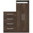 Ver imagem 3 de Cômoda Paris 2 Portas 4 Gavetas - Panorama Móveis