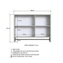 Ver imagem 5 de Conjunto Banheiro Gabinete com Cuba e Espelheira Toalheiro 80cm Crpro-CON033 2 Portas MDP Mel