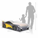 Ver imagem 3 de Cama Carro Infantil Raios Chumbo com Colchão