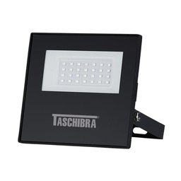 Refletor Taschibra Led Tr Slim 30w Luz Branco Quente 3000k Preto Bivolt - 5