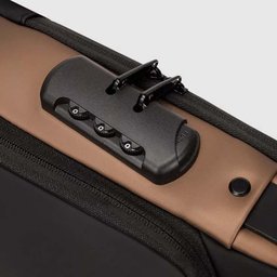 Mochila Anti Furto Transversal Cadeado com Senha Saida Carregador Usb Resistente a Água:marrom/uniss - 3