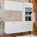 Ver imagem 1 de Armário de Cozinha Cp02 para Pia 120cm Pérola Z34 Branco - Mpozenato