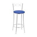 Ver imagem 1 de Kit 2 Banquetas Cromadas Treparoni Azul