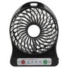 Mini Ventilador 14cm Portátil com Bateria Recarregável USB - Preto - 1
