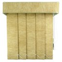 Ver imagem 3 de Persiana Vertical em Tecido com Bando Crisdan Largura 1,40 X 1,50 Altura Bege Mescla