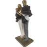 Escultura De Família Decorativa Pais E Casal De Filhos - 4