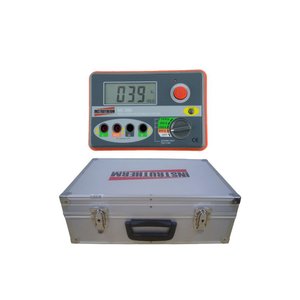 Kit Megôhmetro Digital Faixa 1000v E 2000 Mohms Resistência Isolação Mi-390 Portátil Maleta Transpor