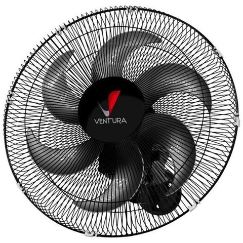 Ventilador Oscilante de Parede 50 cm Preto - Ventura Bivolt