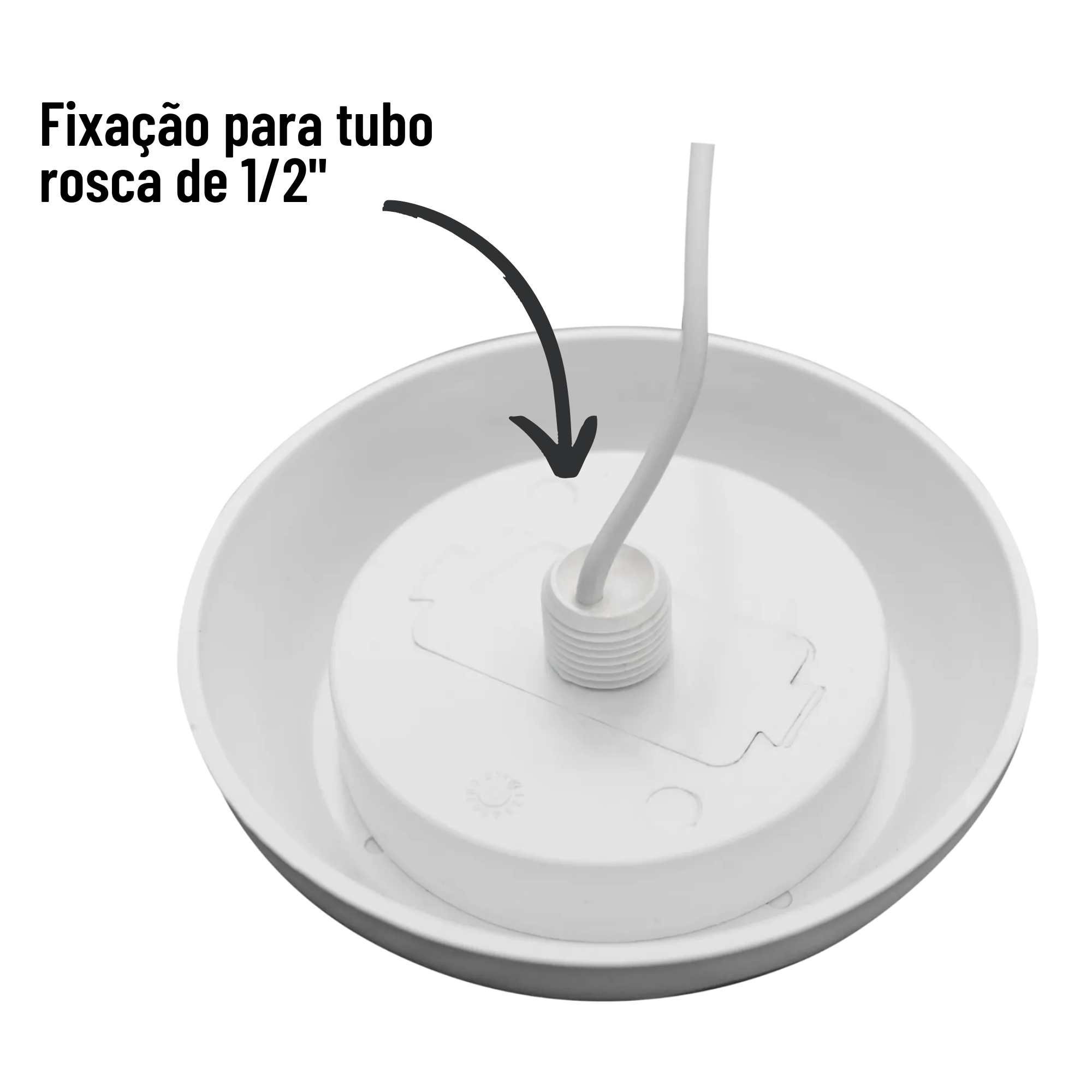 Refletor Power LED 5W ABS Cor da Luz Azul Luminária para Piscina - Brustec - 3