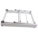 Ver imagem 3 de Varal Vertical Retrátil de Chão - Branco