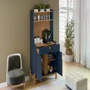 Ver imagem 3 de Cantinho Café Lizz Cor:azul Cobalto/cedro