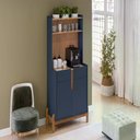 Ver imagem 1 de Cantinho Café Lizz Cor:azul Cobalto/cedro