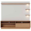 Ver imagem 2 de Painel Home Theater para TV até 70" 1 Porta Conquista Freijó/Off White Matte