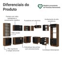 Ver imagem 4 de Armário de Cozinha Completa de Canto 549 cm Rustic/Preto Lux Madesa 01