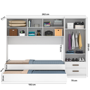 Ver imagem 5 de Jogo de Quarto Completo Modulado Solteiro Juvenil Lara - Flex