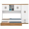 Jogo de Quarto Completo Modulado Solteiro Juvenil Lara - Flex - 4