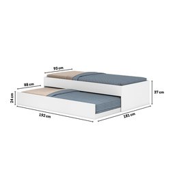 Jogo de Quarto Completo Modulado Solteiro Juvenil Lara - Flex - 9