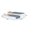 Jogo de Quarto Completo Modulado Solteiro Juvenil Lara - Flex - 9