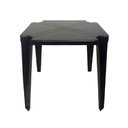 Ver imagem 1 de Mesa Plástica Quadrada Monobloco Arqplast Preta