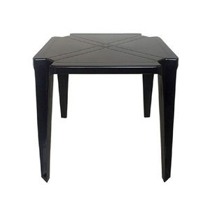 Mesa Plástica Quadrada Monobloco Arqplast Preta