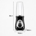 Ver imagem 3 de Liquidificador Portátil Mondial Personal Blender Dg-01 Preto com Prata 127v