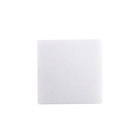 Painel Plafon LED Frameless Quadrado 12W Luz Branco Quente 4000K Taschibra