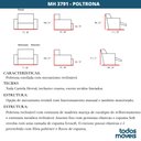 Ver imagem 4 de Poltrona Reclinável Mh-3791 Herval Estofada Bege C