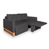 Sofá-Cama 2 Lugares Retrátil e Reclinável com Pistão - Modelo Rica - Suede Veludo - 5