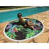 Toalha Canga saida de praia redonda Jardim 1,5m - 4