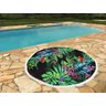 Toalha Canga saida de praia redonda Jardim 1,5m - 6