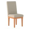 Kit 4 Cadeiras de Jantar Virginia Suede Nude - Majú Decor - 4