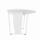 Ver imagem 7 de Mesa para Reunião Orgânica sem Gavetas 183cm Branco F5 Office
