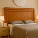 Ver imagem 1 de Cabeceira para Cama Box Queen 184cm Phili Lisa Courino Caramelo - Sallar Home