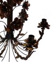 Ver imagem 5 de Luminária Decorativa de Flores para Sala Grande - Verniz