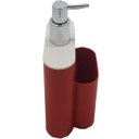 Ver imagem 4 de Dispenser Flat Para Detergente E Esponja Pia Cozinha 500ml Vermelho