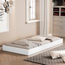 Ver imagem 6 de Cama Auxiliar Solteiro Mdf 189x92 Cm Mili Branco Decmade
