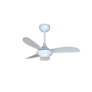 Ventilador de Teto Ventisol Mistral com Luminária de Led Bivolt Controle Remoto 130w