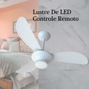 Ver imagem 4 de Ventilador de Teto Ventisol Mistral com Luminária de Led Bivolt Controle Remoto 130w