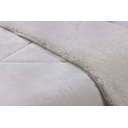 Ver imagem 2 de Edredom - Casal - Dupla Face - Capetown - Sherpa - Marfim - Niazitex