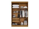 Ver imagem 7 de Guarda-Roupa Casal Modulado de Canto 9 Portas 2 Gavetas Multimóveis Cinamomo