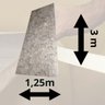 Revestimento Formica Marmore Cinza Brilhante Pedra 3m X 1,20 Acabamento Resistente Moveis - 3
