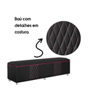 Ver imagem 7 de Kit Quarto Gamer Baú e Painel Fighter Usb 90 Cama Solteiro:preto e Pink