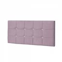 Ver imagem 1 de Painel Solteiro Strass Jordania 100cm Suede Rose