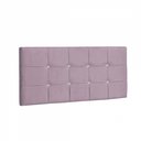 Ver imagem 2 de Painel Solteiro Strass Jordania 100cm Suede Rose