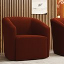 Ver imagem 2 de Poltrona Decorativa Orgânica Stella Max Bouclê Terracota D03 - D'Rossi