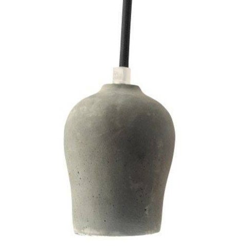 Pendente 8cm Lâmpada E27 Holder Concreto Da003P