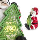 Ver imagem 3 de Papai Noel Natalino com LED Decorativo em Resina 20x13cm
