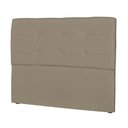 Ver imagem 3 de Cabeceira Casal Cama Box 160cm London Corino Areia