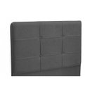 Ver imagem 2 de Cabeceira Cama Box Solteiro 90 cm London - JS Móveis - Cinza
