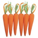 Ver imagem 3 de Enfeite Decorativo Páscoa 9 Cenouras Pendentes Isopor 14cm